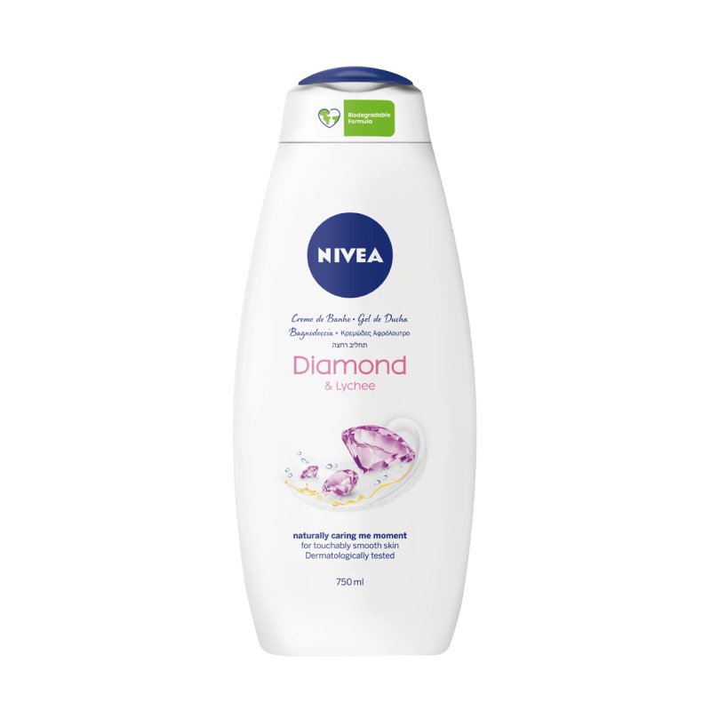 NIVEA Bagnodoccia Diamond & Lychee 750 ml Gel douche Femmes Corps
