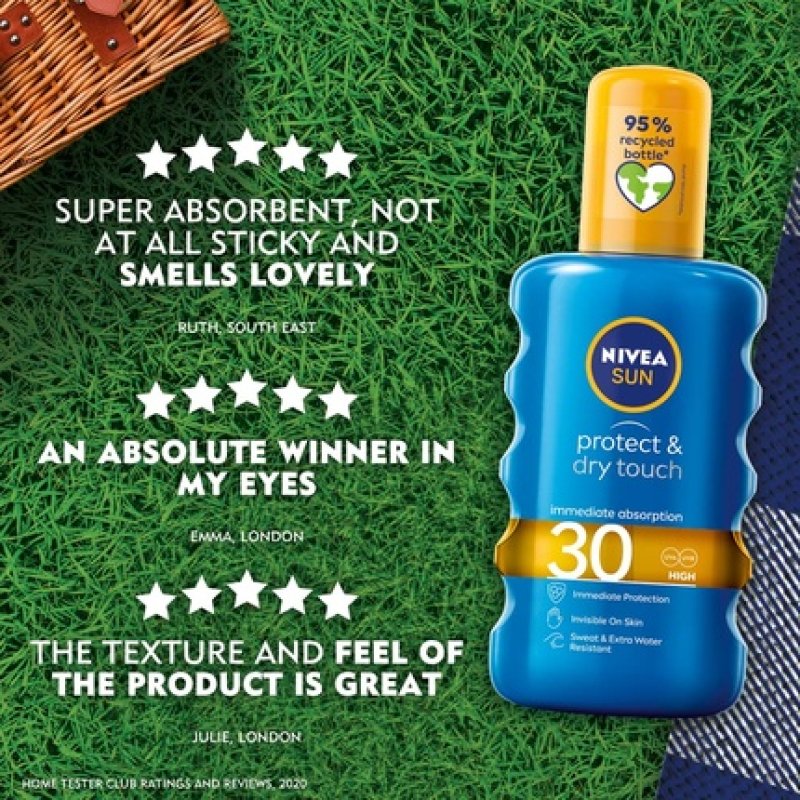 Nivea Sun Protect and Refresh Invisible Cooling 30 High Spray 200ml