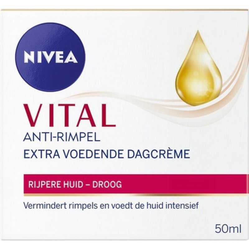 Nivea Vital Anti-wrinkle Extra Rich Day Cream Spf 30 - 50 Ml