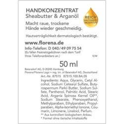 Florena Hand Concentrate with Shea Butter and Argan Oil Vegan 50ml