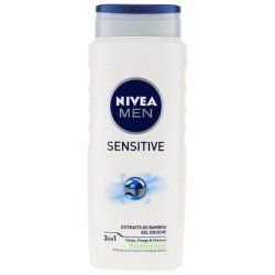Nivea Men Sensitive 3-in-1 Shower Gel for Body, Face & Hair 500ml