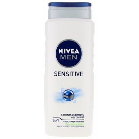 Nivea Men Sensitive 3-in-1 Shower Gel for Body, Face & Hair 500ml
