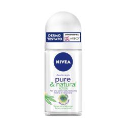 NIVEA Pure & Natural Déodorant roll-on 50 ml 1 pièce(s)