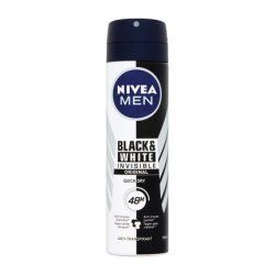Nivea Men's Deodorant Spray Invisible Black & White Power