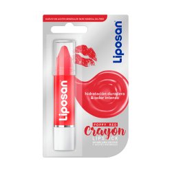 Liposan Crayon lip balm & scrub Poppy Red Women 3 g