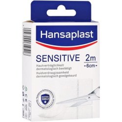 Hansaplast Sensitive Hypoallergenic Plaster 6cm x 2m