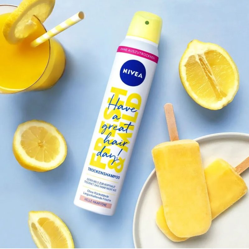 Nivea Fresh & Mild Dry Shampoo for Light Hair Tones 200ml