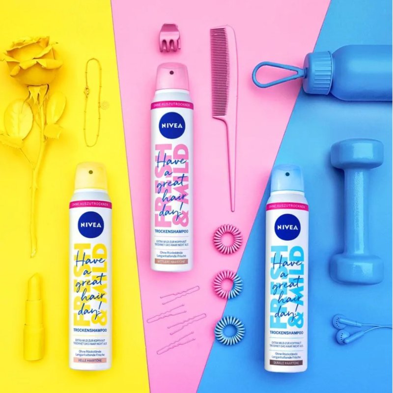 NIVEA Fresh & Mild 200 ml Shampoing sec Non-professionnel Unisexe