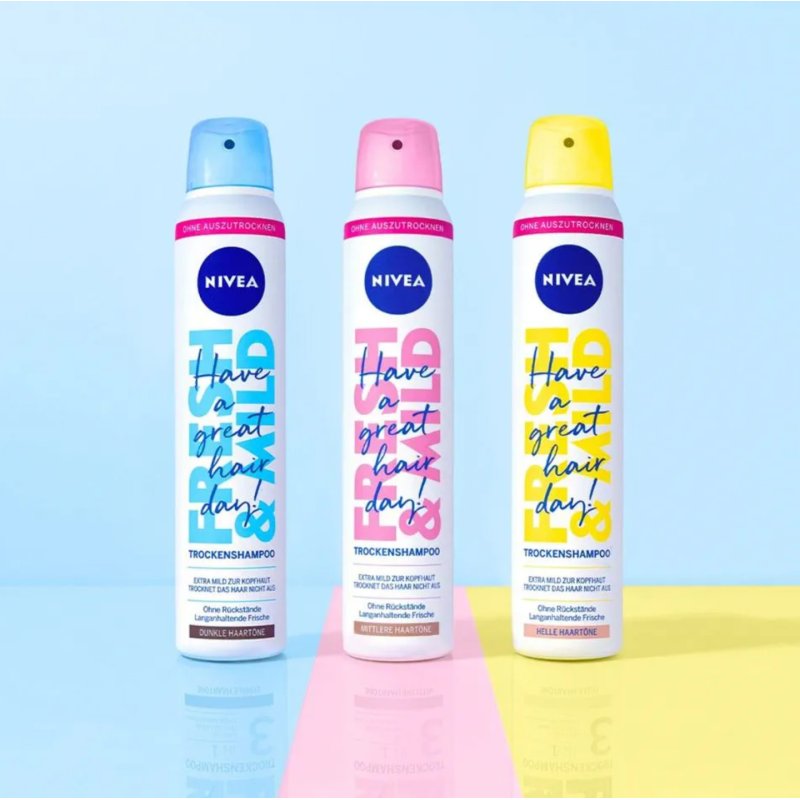 NIVEA Fresh & Mild 200 ml Dry shampoo Non-professional Unisex
