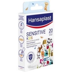 Hansaplast Sensitive Kids Extra Skin-Friendly 20 Strips