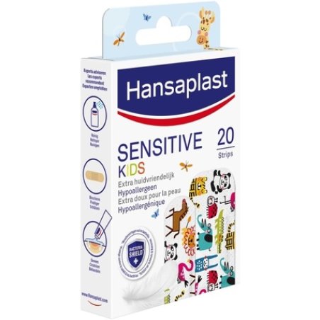Hansaplast Sensitive Kids Extra Skin-Friendly 20 Strips