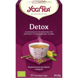 Yogi Tea Detox Organic Ayurvedic Herbal Tea with Licorice, Cinnamon, and Ginger