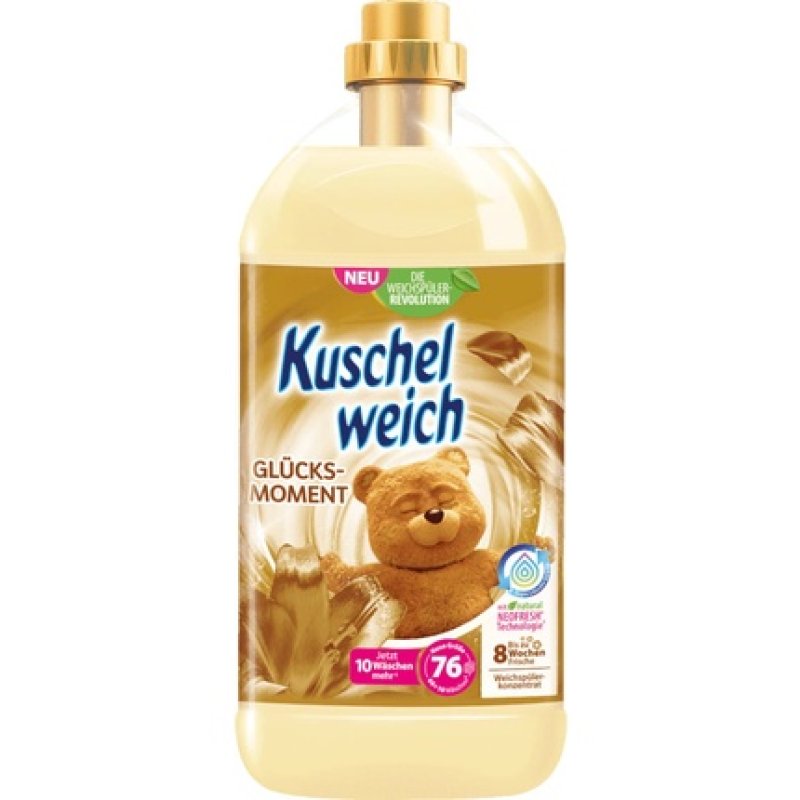 Fit Gmbh Kuschelweich Fabric Softener Glucksmoment Gold 2l