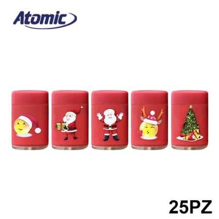 Atomic Turbo Lighter Christmas Pack Of 25