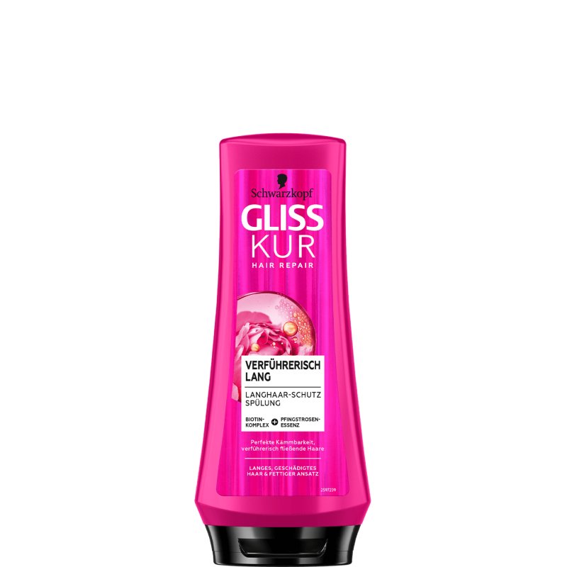 Schwarzkopf Gliss Kur Verfüherisch Lang, Langhaar-schutz-spülung 200 ml Women