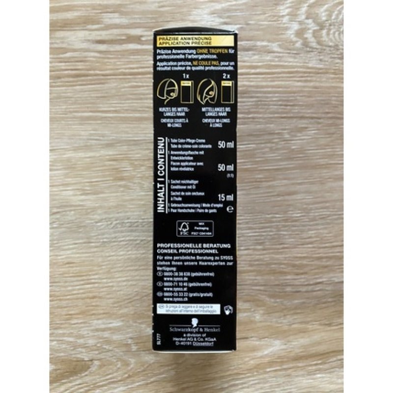 New! Syoss Oleo Intense Ammonia-Free Copper Blonde 7-77