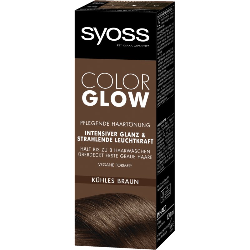 Syoss Colorglow Nourishing Hair Tint Deep Brown Semi-Permanent Color