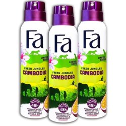 Fa Deospray Fresh Jungles Cambodia Deodorant Deo 150ml