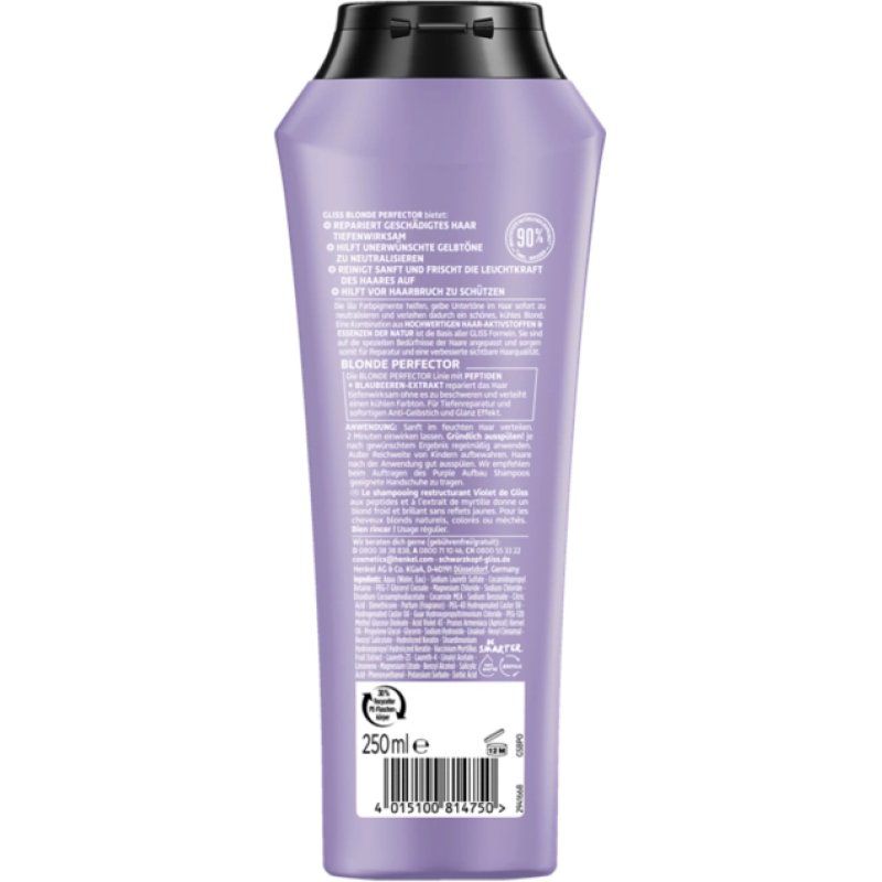 Schwarzkopf 4015100814750 shampooing 250 ml Shampoing Femmes