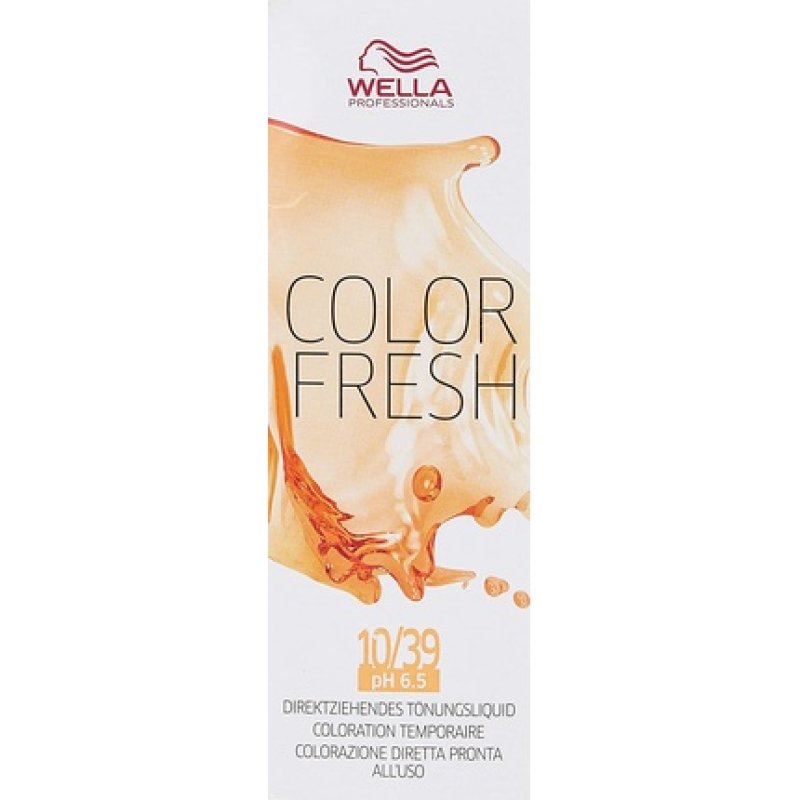 Wella Color Fresh Gloss Tint 10/39 Bright Light Blonde Gold Cendre 75ml