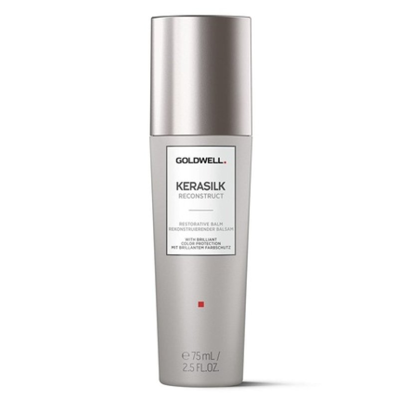 Tratament pentru par Goldwell Kerasilk Reconstruct Restorative Balm, Par deteriorat/stresat, 75ml