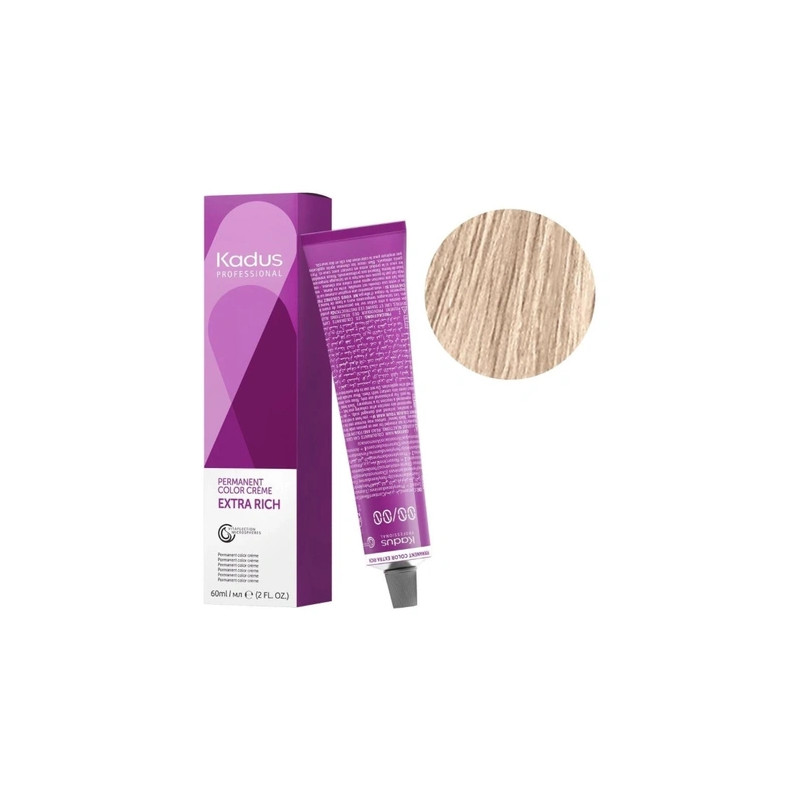 Kadus Permanent Hair Color 60ml 12/61 Special Ash Violet Blonde