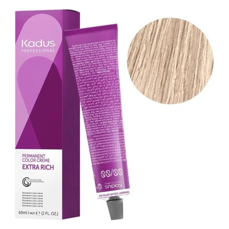 Kadus Permanent Hair Color 60ml 12/61 Special Ash Violet Blonde
