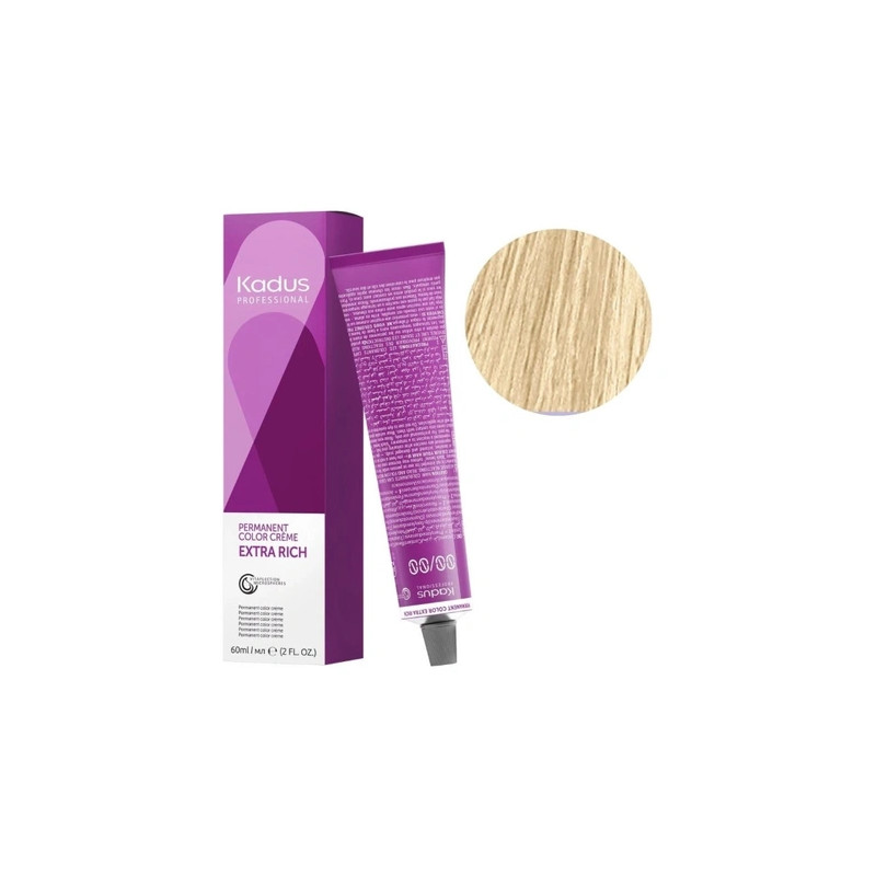 Kadus Permanent Hair Color 60ml 10/38 Very Light Blonde Golden Pearl