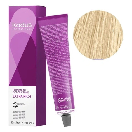 Kadus Permanent Hair Color 60ml 10/38 Very Light Blonde Golden Pearl
