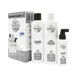 Nioxin System 1 Full Size Kit For Natural Hair Light Thinning