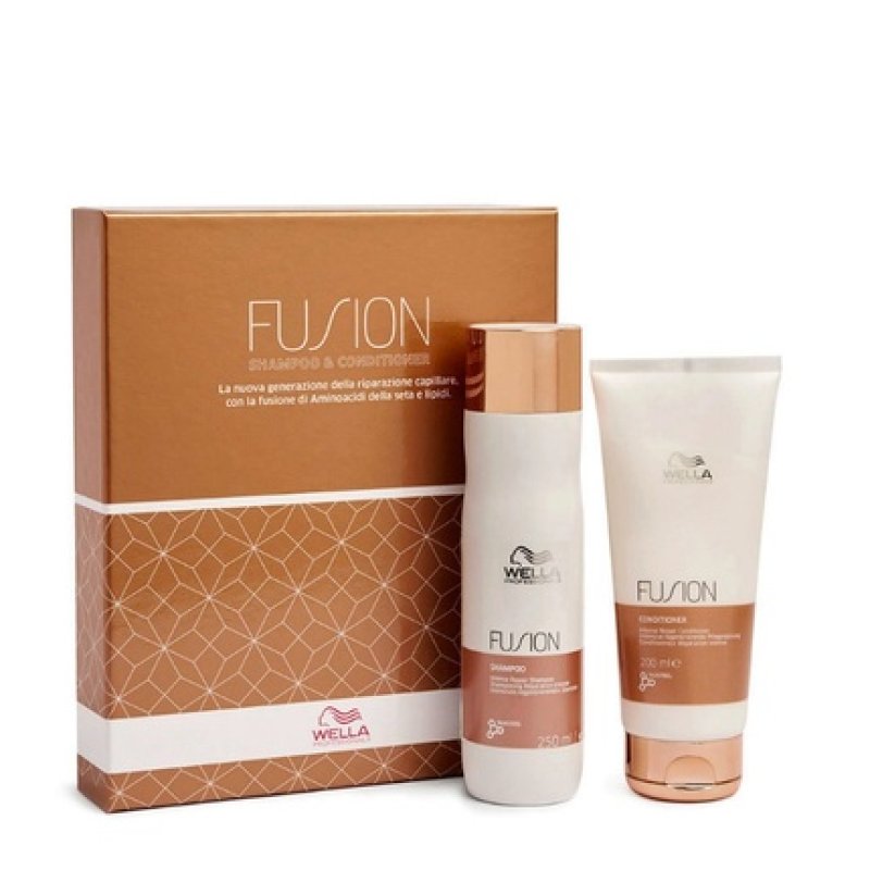 Wella Fusion Shampoo And Conditioner Set - 250 Ml Shampoo And 200 Ml Conditioner