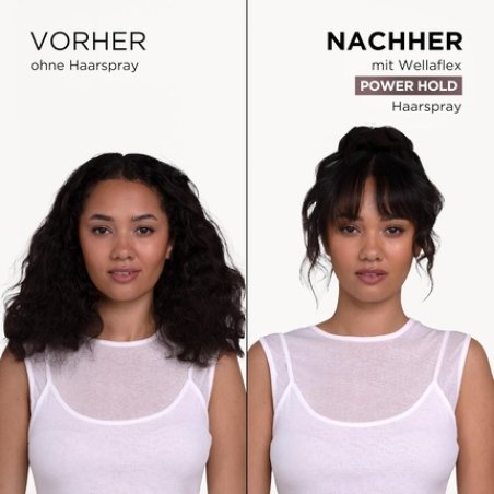 Wellaflex Power Hold Hairspray for Women - Up to 48 Hours Ultra Strong Hold