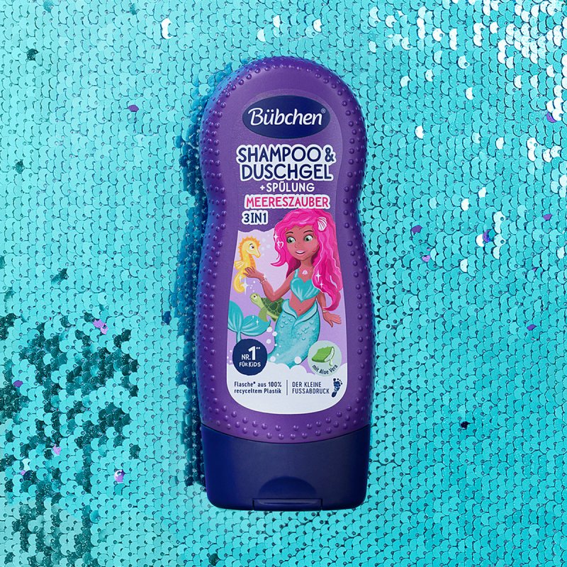 Bübchen 480274 baby shampoo 230 ml 3-in-1 shampoo, conditioner & body wash