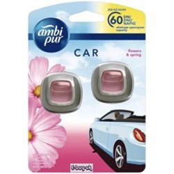 Ambi Pur Auto Jaguar Duo Flowers & Spring 2 Pieces