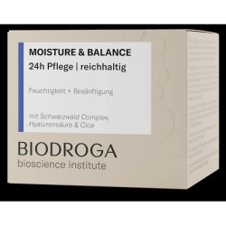 Biodroga Moisture & Balance 24h Face Cream Rich 50ml