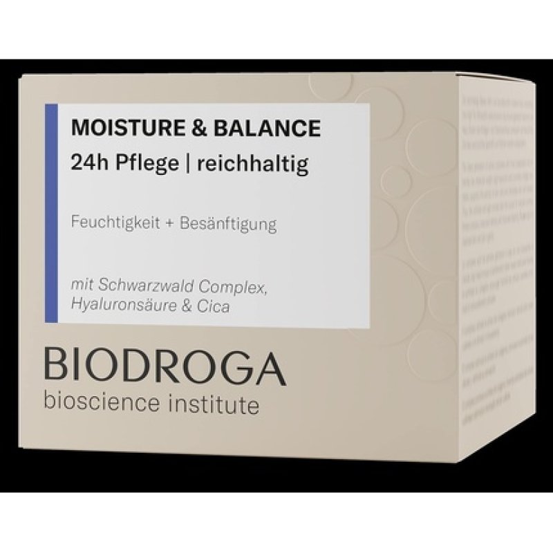 Biodroga Moisture & Balance 24h Face Cream Rich 50ml