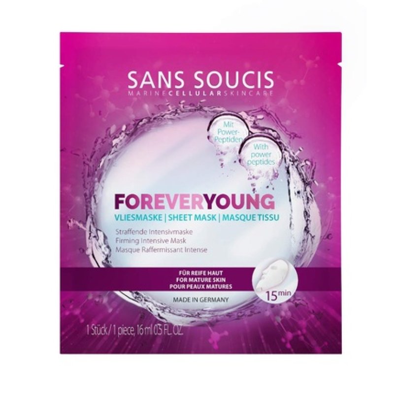 Sans Soucis Foreveryoung Fleece Mask with Anti-Aging Power Peptides