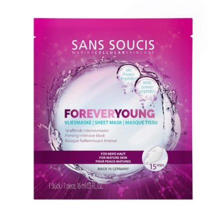 Sans Soucis Foreveryoung Fleece Mask with Anti-Aging Power Peptides