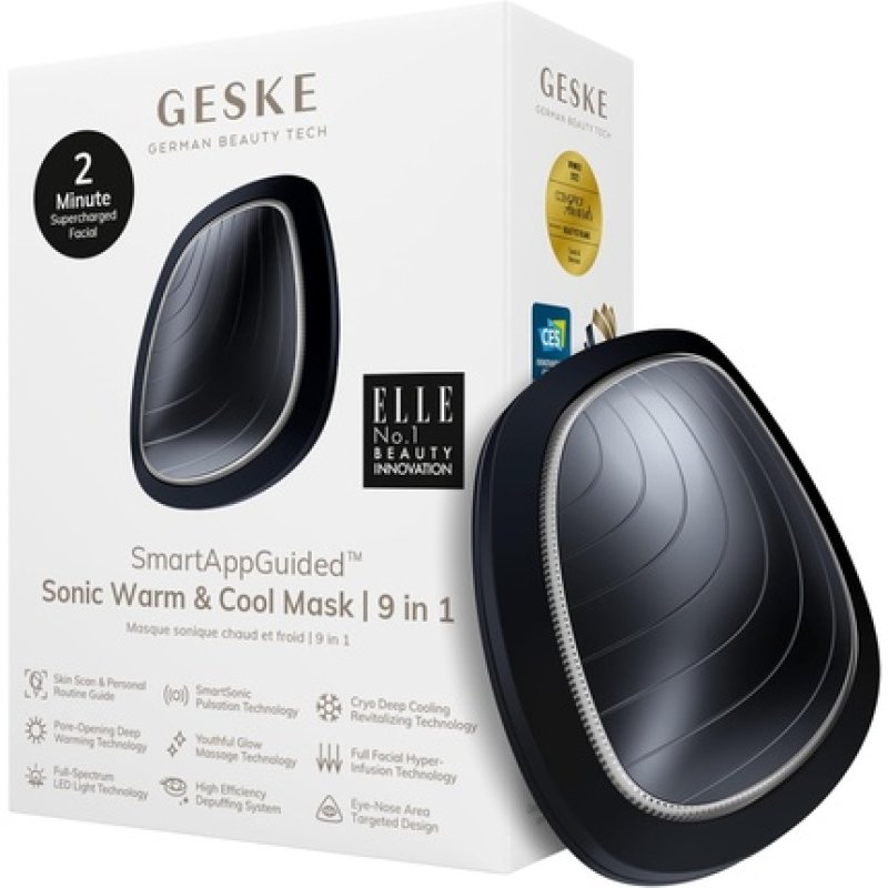 Geske Smartappguidedtm Sonic Warm & Cool 9-in-1 LED Beauty Face Mask