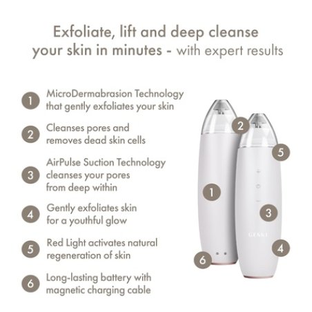 Geske Smartappguidedtm Microdermabrasion Blackhead Remover 7 in 1