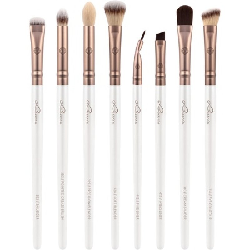 Luvia Eye Brush Set All Eye Want Eyeshadow Makeup Brush Set Perfect Blending & Application 8 Vegan Cosmetic Brushes