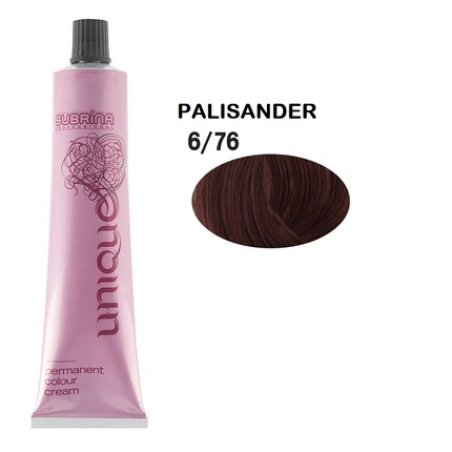 Subrina Professional Unique Permanent Hair Dye 676 Dark Blonde Violet Chestnut - 100 Ml