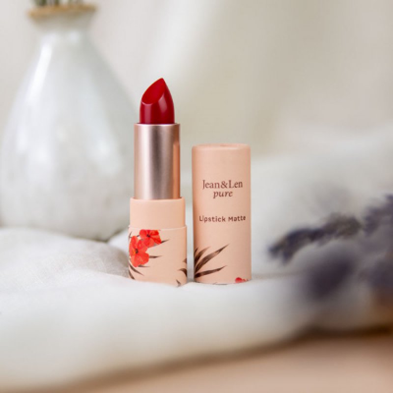 Jean & Len Matt Lipstick - Lipstick - Tropical Red