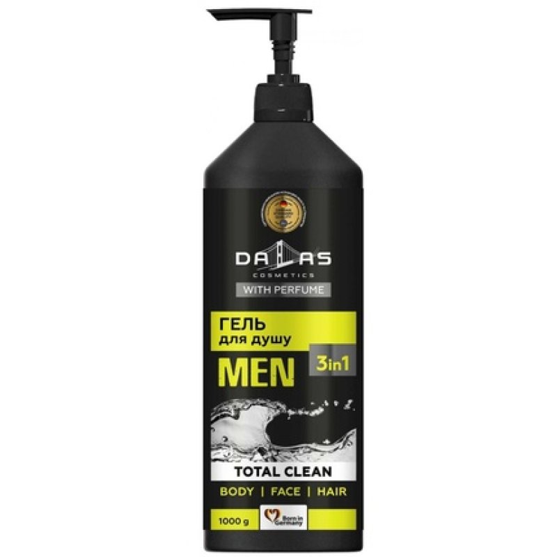 Dalas 3-In-1 Shower Gel Total Clean 1000g