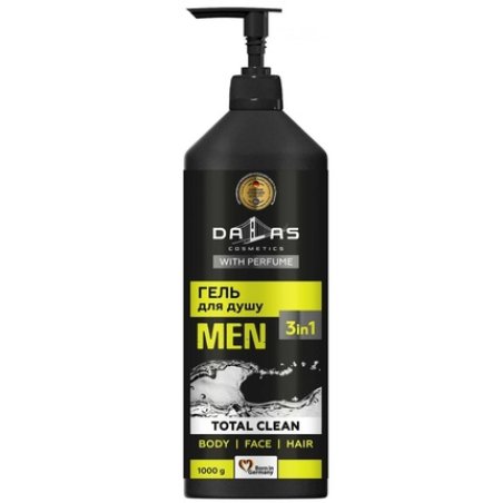 Dalas 3-In-1 Shower Gel Total Clean 1000g