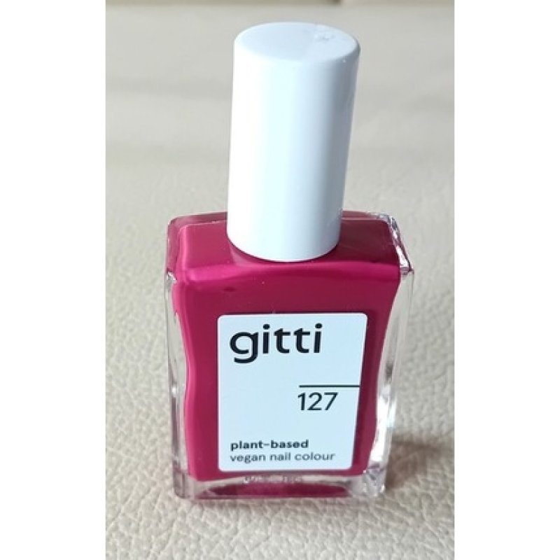 Gitti Plant Based Vegan Nail Color 127 Red 15ml