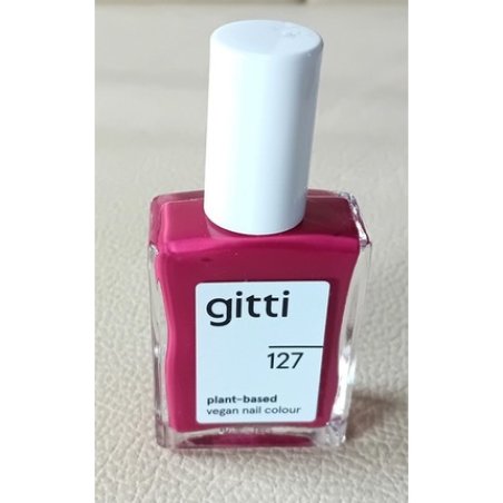 Gitti Plant Based Vegan Nail Color 127 Red 15ml