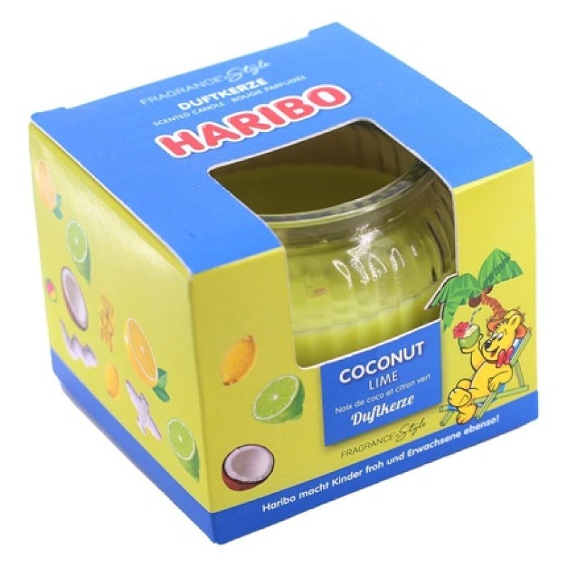 HARIBO Scented Candle in Gift Box - Gift Idea Candle for Gummy Bear Lovers