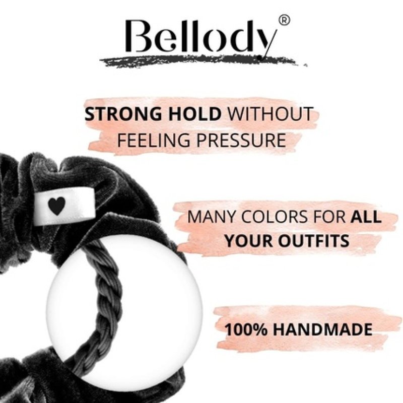 Bellody Velvet Scrunchies Strong Hold Exclusive Colors