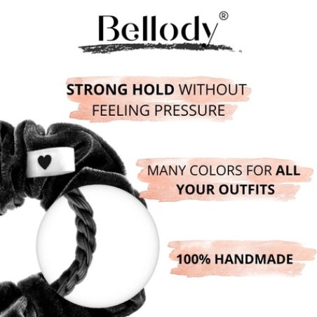 Bellody Velvet Scrunchies Strong Hold Exclusive Colors